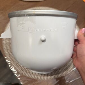 KitchenAid White Ice Cream Attachment